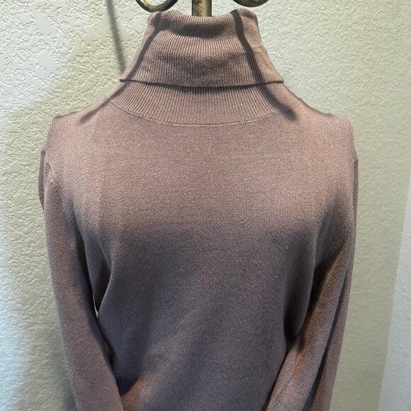 Philosophy Luxurious Soft Knit Long Sleeve Gold Buttons Turtleneck Size S - Picture 15 of 16